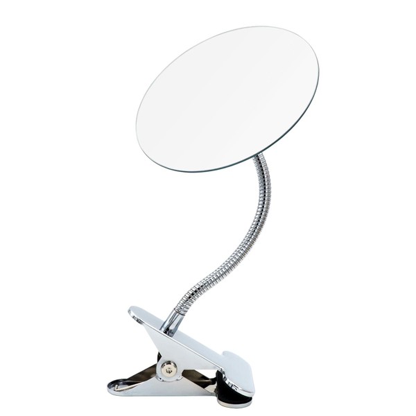 RIDDER Miroir de Maquillage à Pince chromé avec grossissement 5X - Flexible - Moderne - Fonctionnel 03115000-0 ca. 15x39 cm