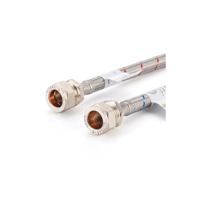 Home Range 300mm WRAS Approved Pair of M12 x 15mm