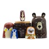 Russian Nesting Dolls Bear Wooden Matryoshka Dolls for Kids Tphon