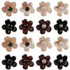LALAFINA Flower Hair Claw Clips 16pcs Mini Small Hair Jaw Clips Cute Bangs Clip Side Clip for Girls Women Hair Accessories and Gifts