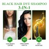 Shampoo Tinte Natural Cubre Canas Negro Nutre Protege