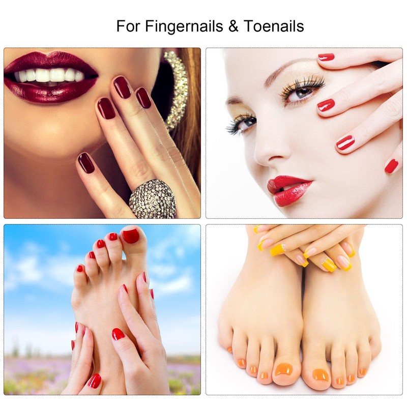 Anself 6PCS/Set Gel Nail Polish Set Multi-colors Odorless Long Lasting