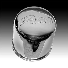 102HM / Pacer Chrome Push-Thru Center Cap / 4.25" Diameter