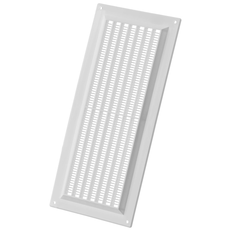 130 x 300 mm White Plastic Ventilation Grille – Exhaust