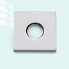 Heyalan Shower Arm Flange Plate Polish Chrome Modern Shower Escutcheon