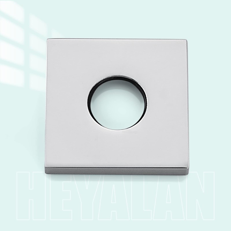 Heyalan Shower Arm Flange Plate Polish Chrome Modern Shower Escutcheon