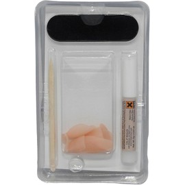 CALA "Nail Creation Lux" uas postizas (24 uas en 12 tamaos, rosa abstracto)