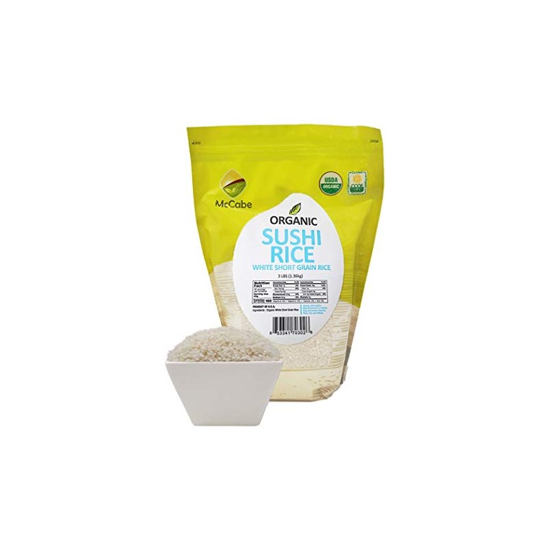 McCabe Organic Short Grain White Sushi Rice - Sticky White