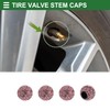 Motoforti Tire Valve Stem Caps Tyre Valve Dust Covers 8x16mm