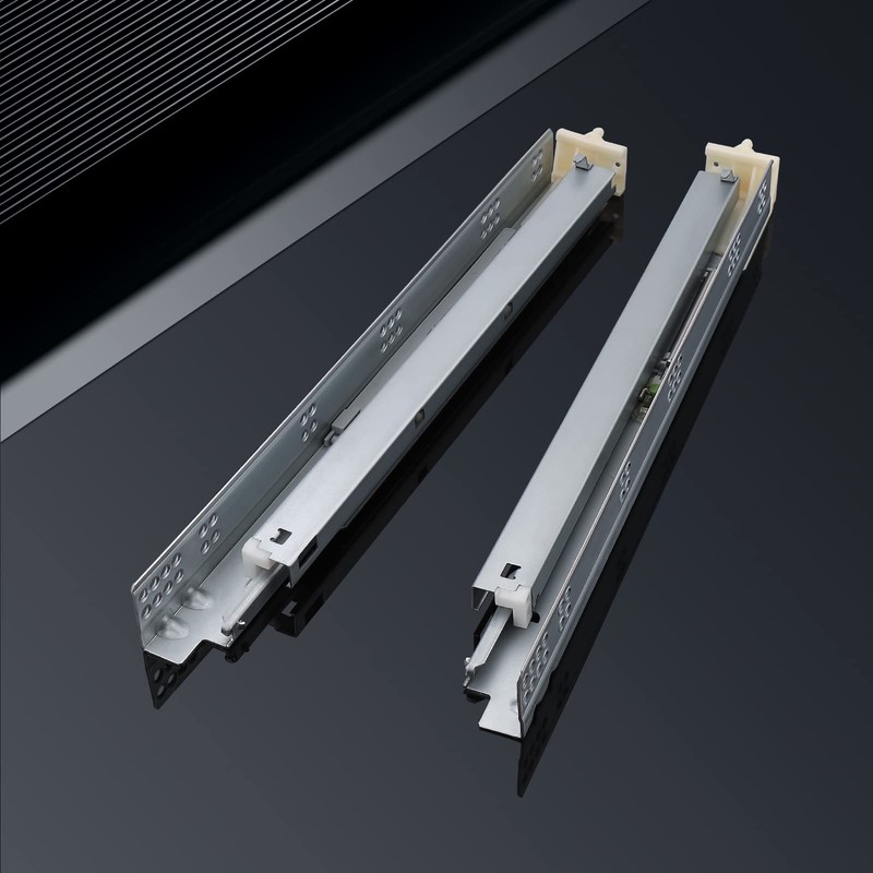 21" Drawer Slides Full Extension Soft Close, 85 lb Load