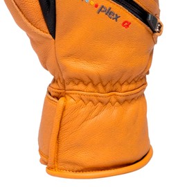 Swany Men's X-Cell Under Gloves - Waterproof Breathable Insulated Winter Snow LeatherShield Gloves with Utility Heat Pocket, Segale, Large