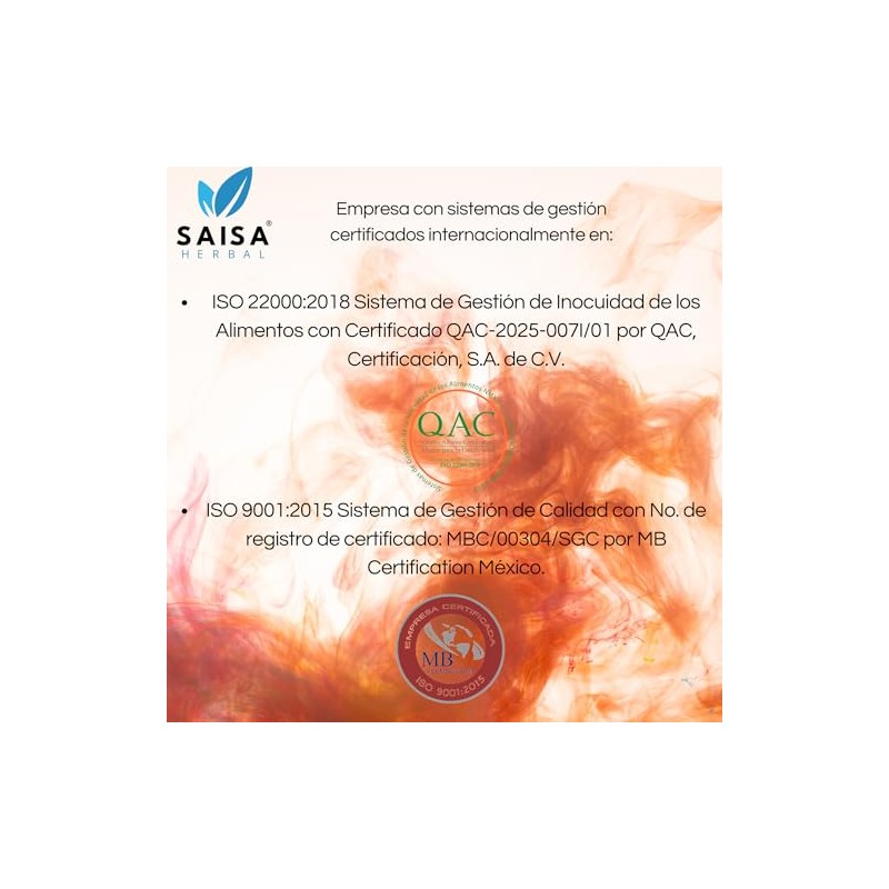 SAISA HERBAL Citrato de Potasio 100% Puro, 120 Cápsulas |