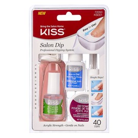 Kiss Salon Dip Prof Dipping System Acrylic Strength 40 Tip (Pack of 2)