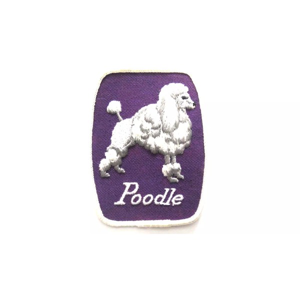 Vintage Poodle Dog Patch