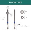 HROMIGRY 1/4" x 3-1/4" Concrete Anchors (20 Pack) 1/4 inch