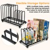 SOCROTO Art Canvas Storage Rack,Art Storage Organizer with Wheels,Metal Art