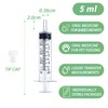 5mL Syringe for Liquid, Food, Oral, Scientific Labs, Measurement, Dispensing,
