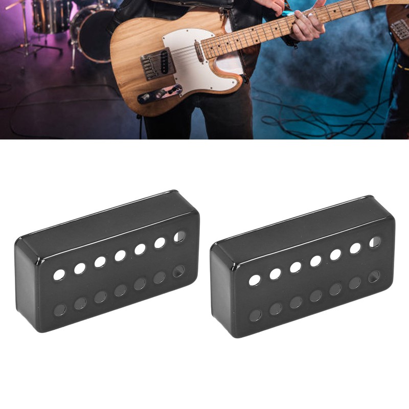 2PCS Humbucker Pickup Cover 14 Holes Electric Guitar Humbucker Pickup