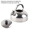 3L Stainless Steel Whistling Tea Kettle Fast Heating One Touch