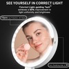 3 in 1 Travel Lighted Makeup Mirror, Rechargeable Double-Sided 10X/1X