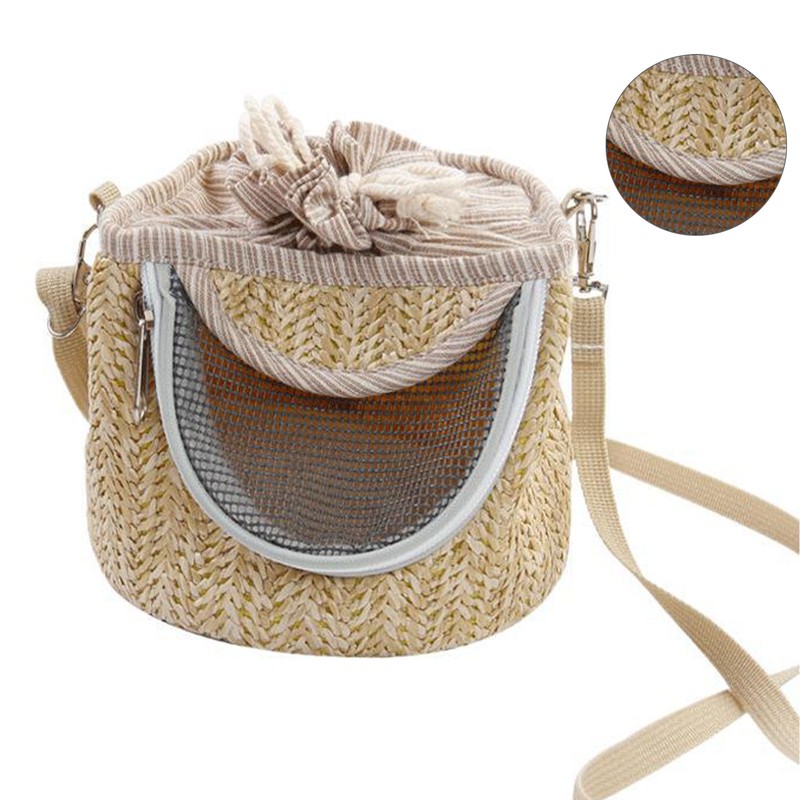 Hamster Shoulder Bag Breathable Soft Warm Adjustable Strap Small Pet