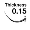 Eyelash Extensions 0.15mm Thickness D Curl Length 12mm Silk Mink