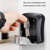 Wall Mounted Key Lock Box Resettable Code Safe Portable Combination