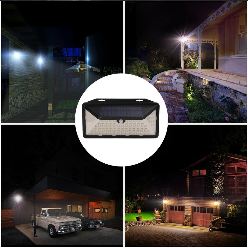 102LED Solar Powered Light IP65 Waterproof 3 Working Modes Motion