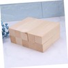 jojofuny 10pcs Natural Basswood Craft Blocks for DIY Projects Smooth