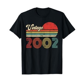 23 Year Old Birthday Vintage 2002 23rd Birthday T-Shirt