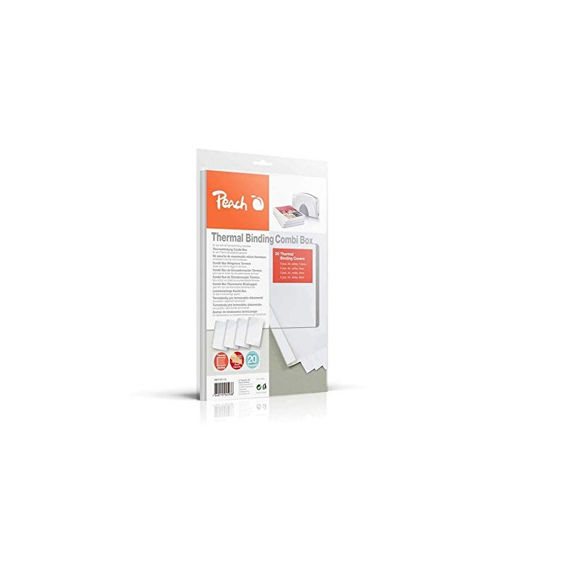 Peach PBT100-14 Combi Box für 20 Thermobindemappen, 15-60 Blatt, A4,