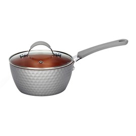 NutriChef Saucepan Pot with Lid - Non-Stick High-Qualified Kitchen Cookware, 1.7 Quart (Works with Model: NCCW11GD)