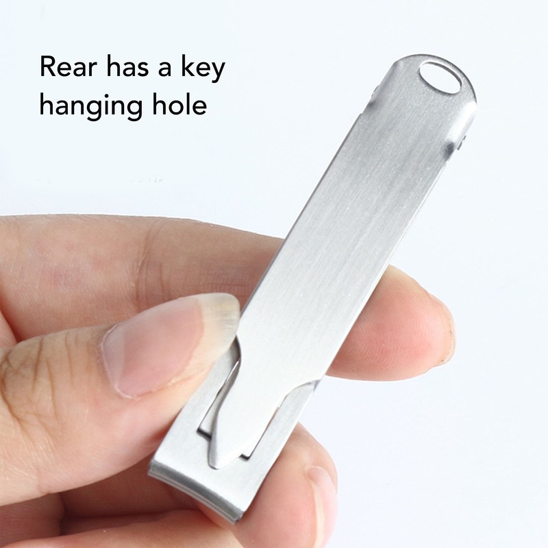 Nail Care Clipper Cutting Folding Stainless Steel Portable Ultra Thin