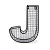 Oeno Wine Cork Holder Metal Display Collector Full Alphabet Display
