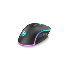 KROM KEOS Gaming Mouse -Krom Keos - NXKROMKEOS - High Precision Optical Sensor, 6400 DPI, RGB Rainbow, 7 Programmable Buttons, Black