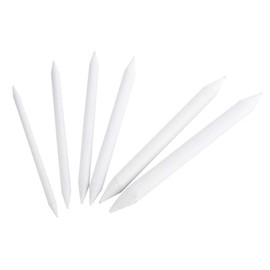 ZJchao Tocón de Mezcla, 6 Piezas de Papel de boceto de Doble Cabeza, Pluma Blanca, Papel de carbón, Pastel, boceto, Dibujo, Pintura de Arte