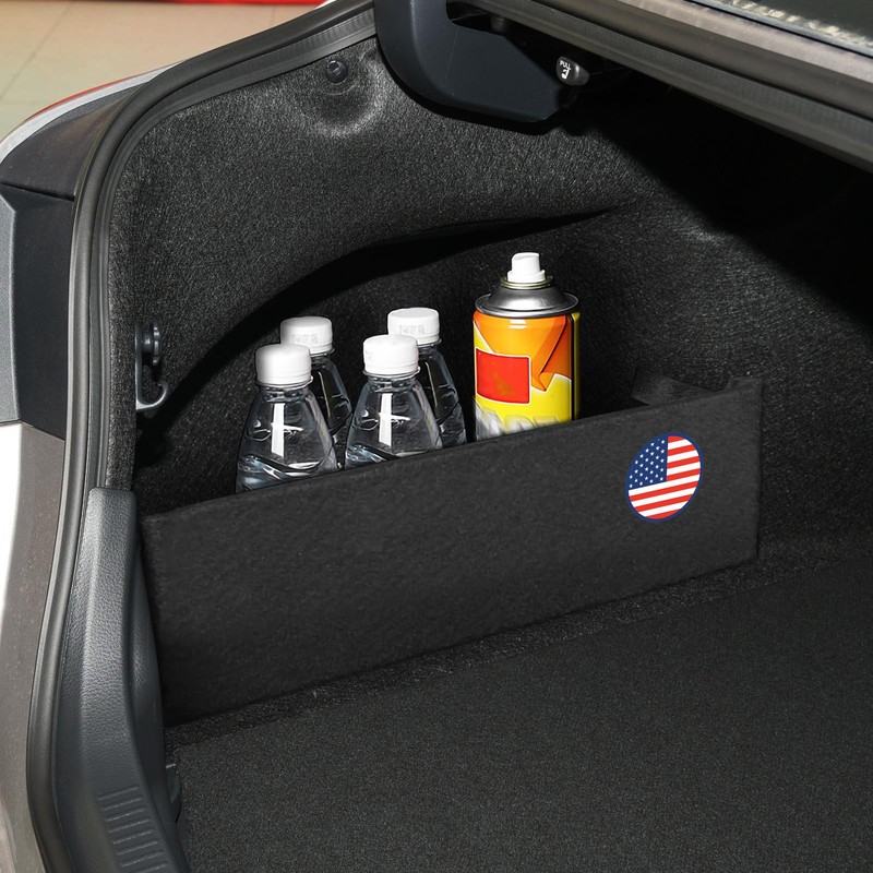 2PCS Rear Trunk Organizer Side Divider Board Compatible with Toyota