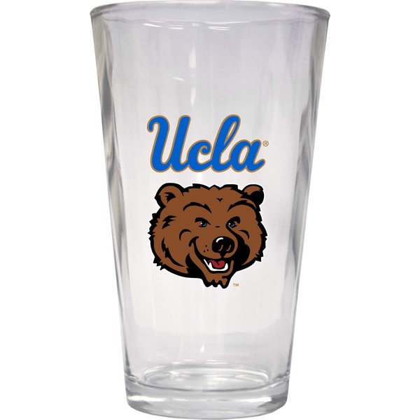 R and R Imports University of California Los Angeles (UCLA) Bruins 16 oz Pint Glass 2-Pack