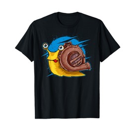 Turbo Snail Funny Boost Car Engine Steam Punk Style Gift T-Shirt