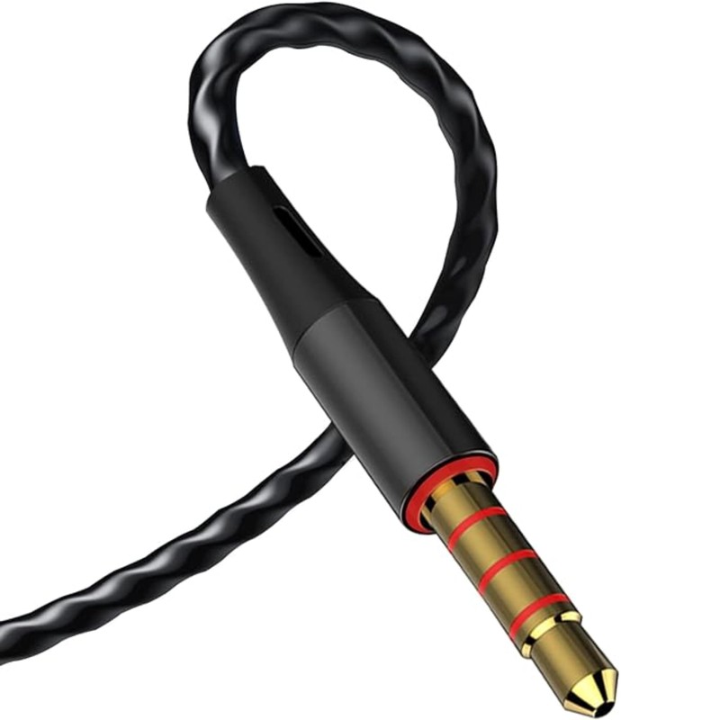 3.5mm Wired Headphone Super Heavy Bass Headset Earphone Stereo Earbuds