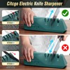 Knife Sharpener, Diamond Abrasives Electric Knife Sharpener for Stainless Steel