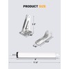 SARDVISA Storm Door Closer, Pneumatic Screen Door Closer, Adjustable Closing