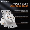 ELEGRP White 30 Amps 125/250V Dryer Outlet, Flush Mounting Power
