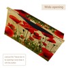 2 Pack Tissue Box Cover Holder, Red Poppies Flowers Rectangle