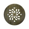 4-1/4 Snap in Shower Drain Cover, Antique Brass