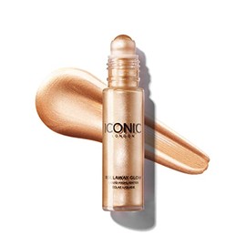 Rollaway Glow Liquid Highlighter - Champagne Chic by Iconic London for Women - 0.27 oz Highlighter