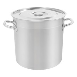 22 Quart Large Stock Pot with Lid, 304 Food Grade Stainless Steel Cooking Pot Soup Pot, Stew Pot, Simmering Pot, Soup Pot with Ergonomic Handles