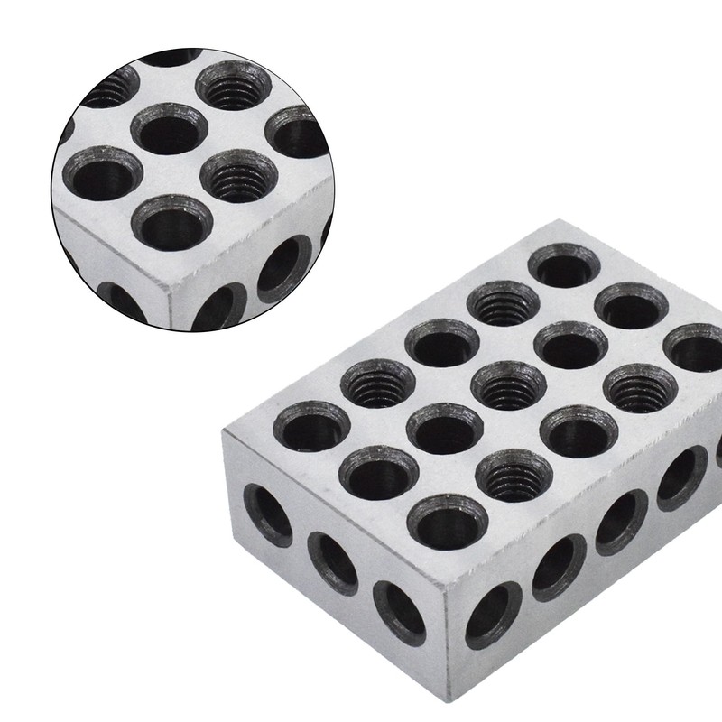 1 Matched Pair 1-2-3 Inch Ultra Precision Steel Parallel Blocks