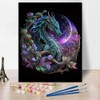 TISHIRON DIY Paint by Numbers, Red Dragon Adults' Paint-by-Number Kits