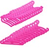 BJDBUS 62 Pcs Pink Plastic Hangers for 11.5 inch Doll